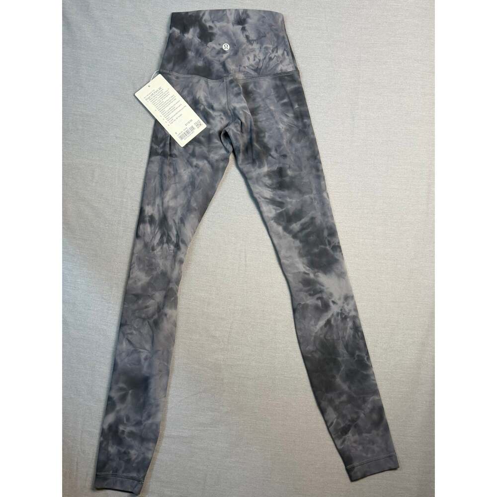 Lululemon NWT High-Rise Tight Gray Tie-Dye size 0